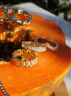 LEMMAR Rings gold filled – close-up product shot